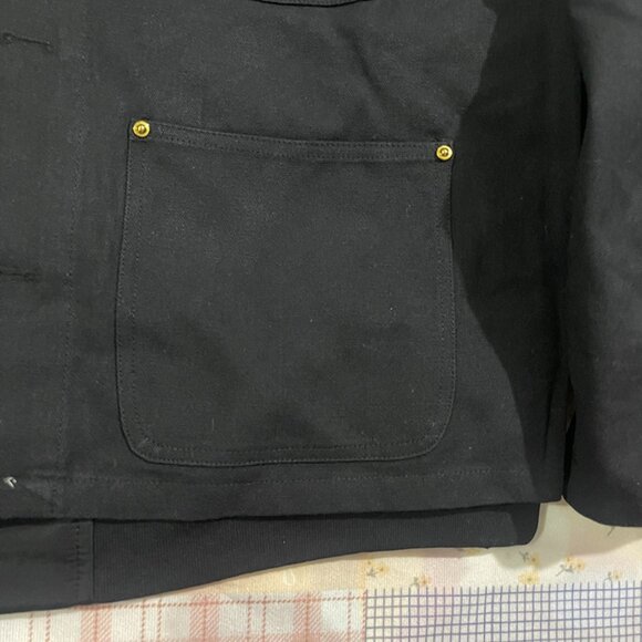 Carhartt x Sacai Deconstructed Jacket Black - Picture 8 of 13